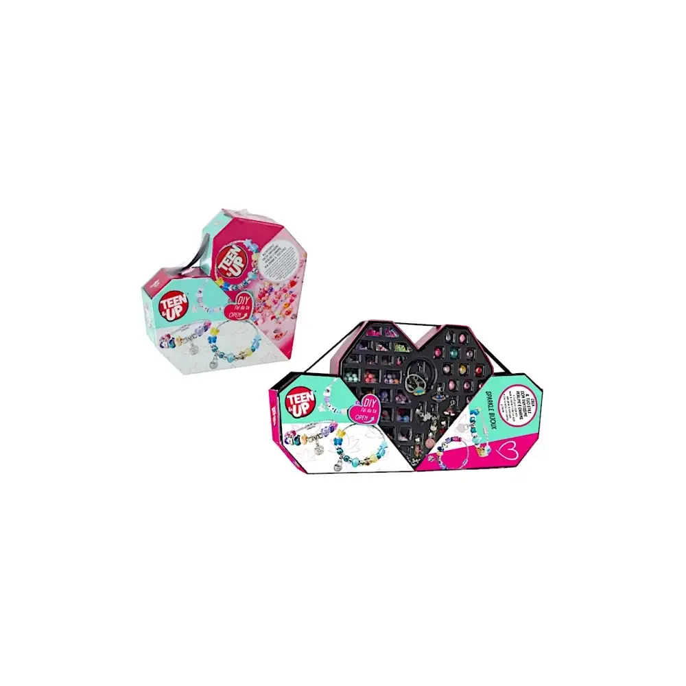 Set Perline Cofanetto a Forma di Cuore Globo