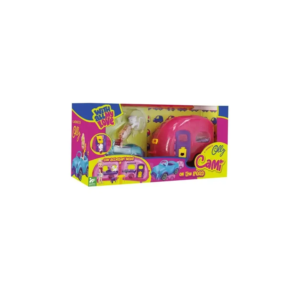 Olly Playset Caravan con Accessori Globo
