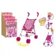 Passeggino per Bambole in Metallo 36x50x24 cm Globo