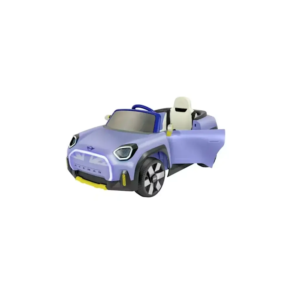 Auto Elettrica Mini Aceman Rosa 12V con Telecomando Globo