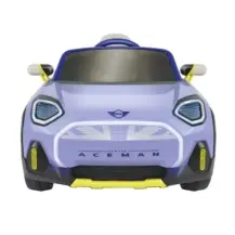 Auto Elettrica Mini Aceman Rosa 12V con Telecomando Globo