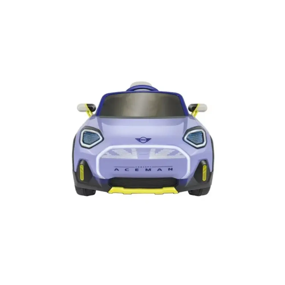 Auto Elettrica Mini Aceman Rosa 12V con Telecomando Globo