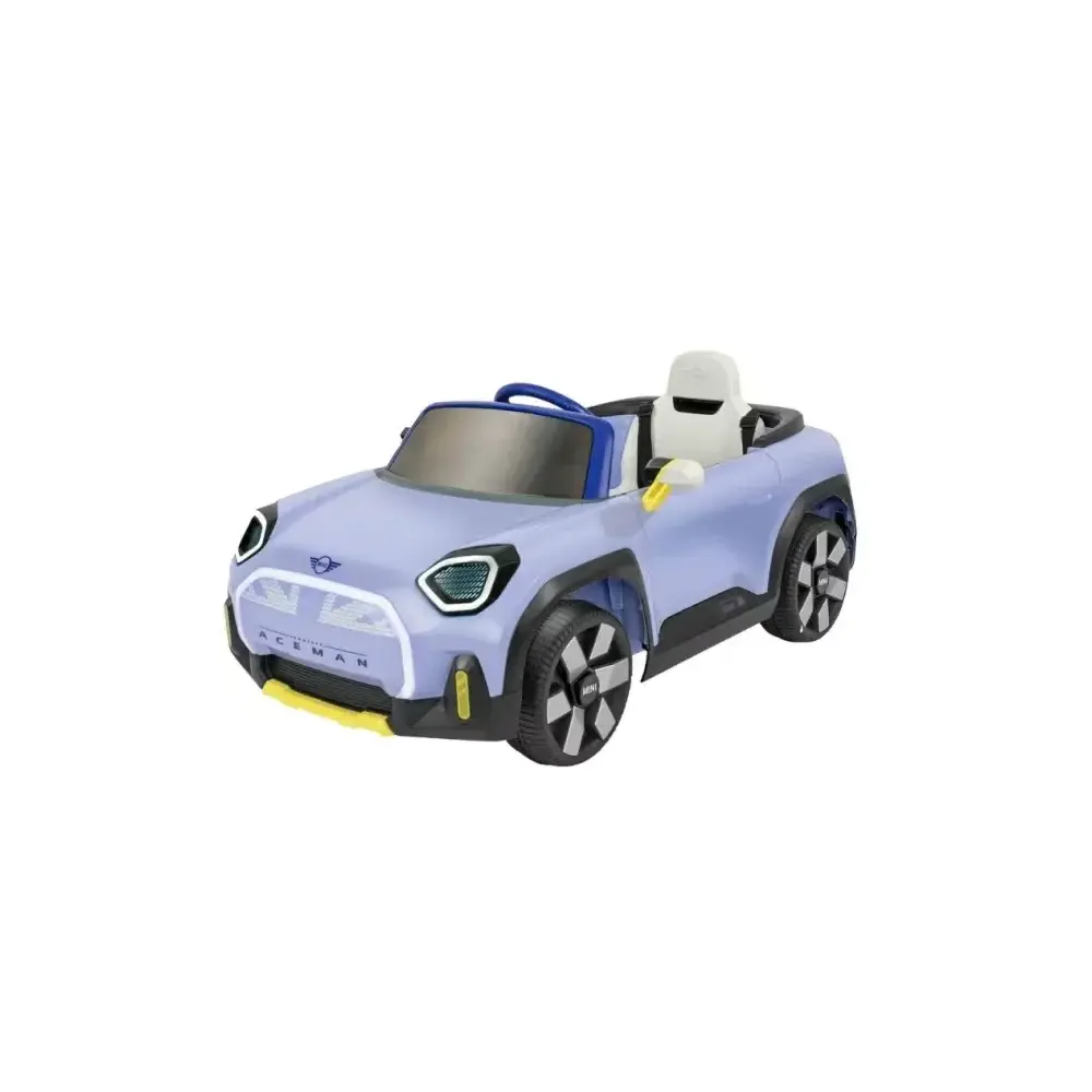 Auto Elettrica Mini Aceman Rosa 12V con Telecomando Globo