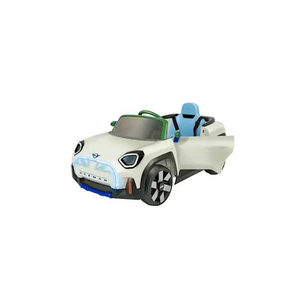 Auto Elettrica Mini Aceman Bianca 12V con Telecomando Bluetooth Globo
