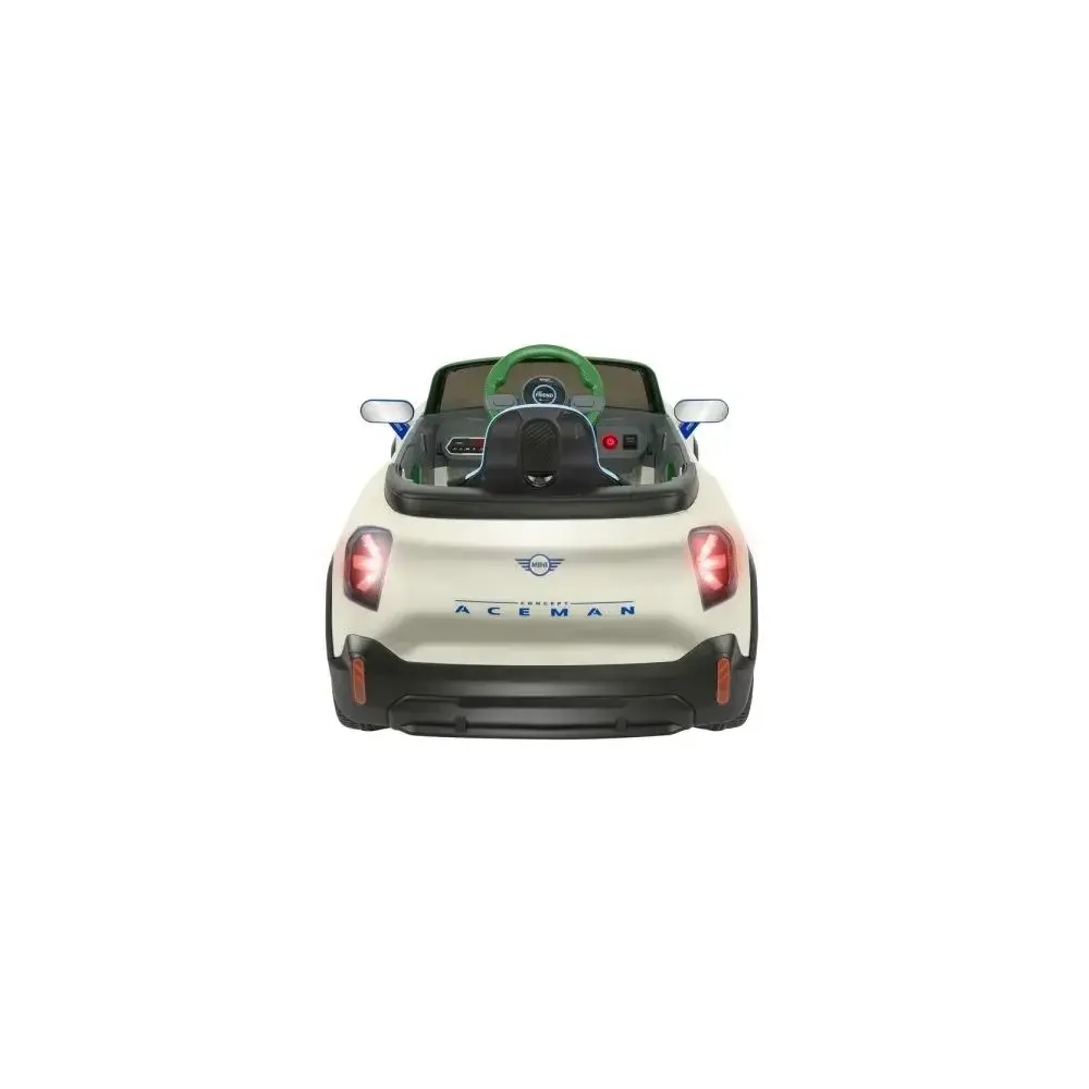 Auto Elettrica Mini Aceman Bianca 12V con Telecomando Bluetooth Globo