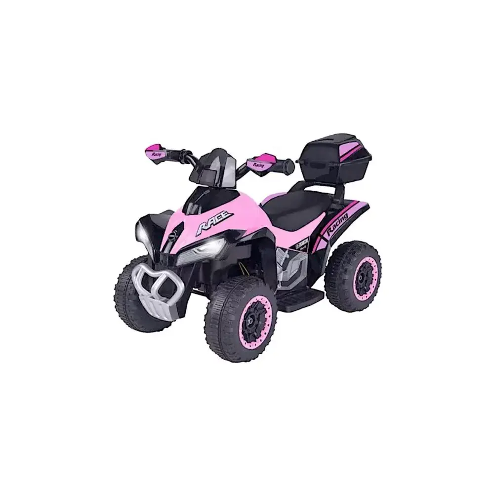 Quad Elettrico Rosa 8V con Bluetooth Globo