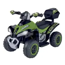 Quad Elettrico Verde 8V con Bluetooth Globo