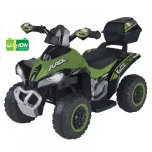 Quad Elettrico Verde 8V con Bluetooth Globo