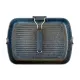 piastra grill nevada 36x24 cm antiaderente manico pieghevole