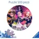 Puzzle 500 Pezzi KPop Demon Hunters Rotondo 52x52 Cm Ravensburger