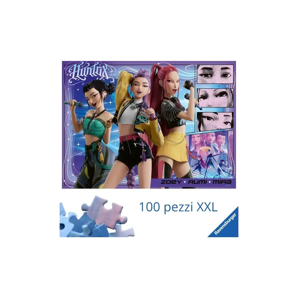 Puzzle Kpop Demo Hunter 100 Pezzi XXL Pavimento Ravensburger
