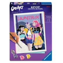 CreArt KPop Demon Hunters Dipingere con i Numeri Kit Ravensburger