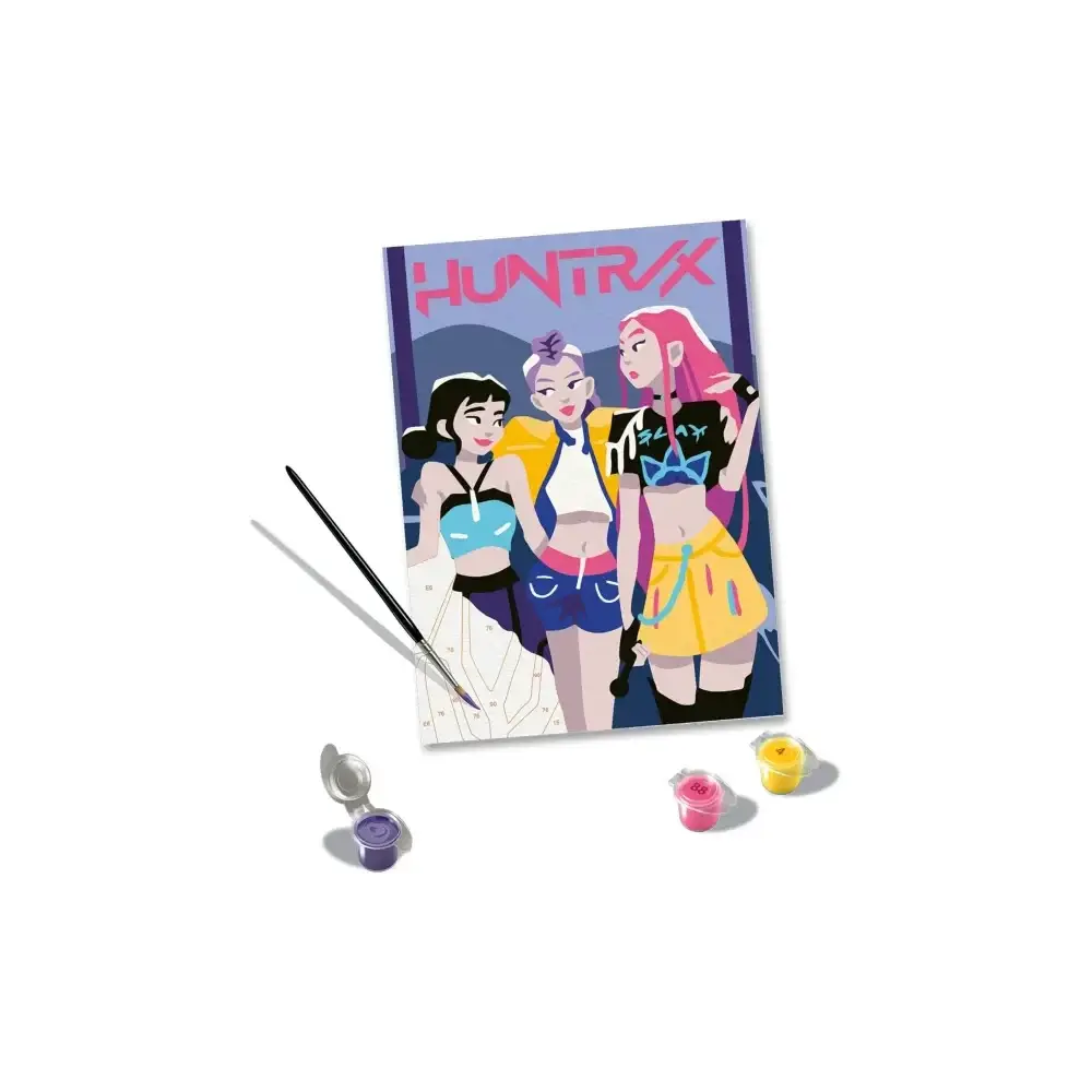 CreArt KPop Demon Hunters Dipingere con i Numeri Kit Ravensburger