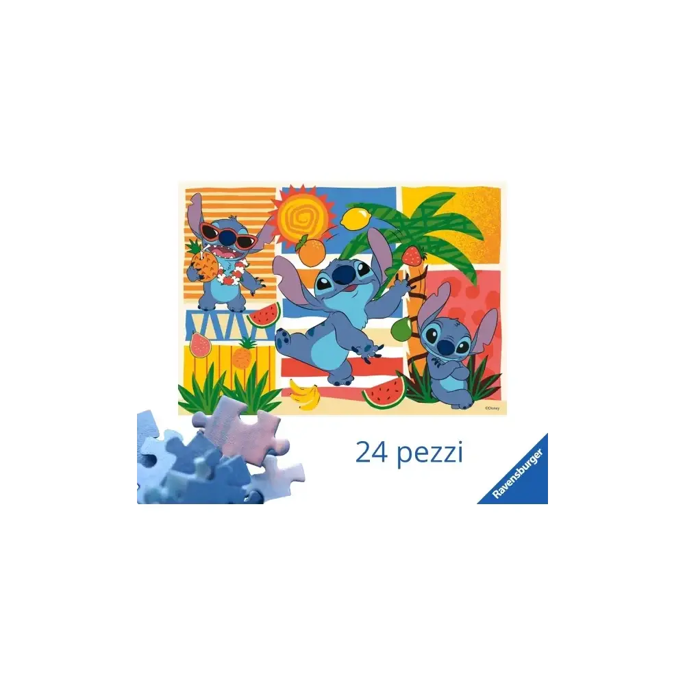 Disney Stitch Giant 24 Pezzi 70x50 Cm Ravensburger