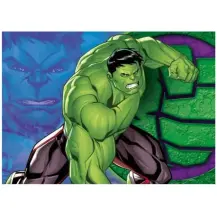 Puzzle Marvel Hulk 125 Pezzi 70x50 Cm in Su Ravensburger
