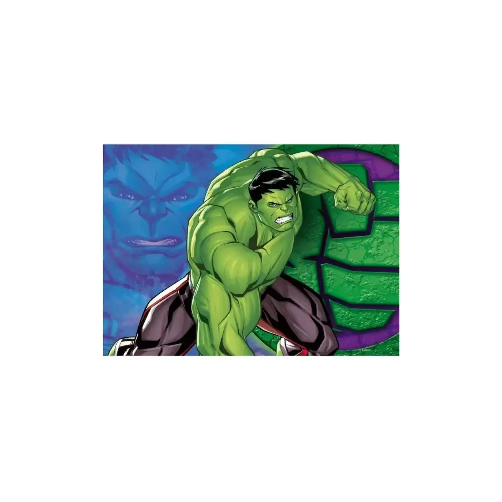 Puzzle Marvel Hulk 125 Pezzi 70x50 Cm in Su Ravensburger