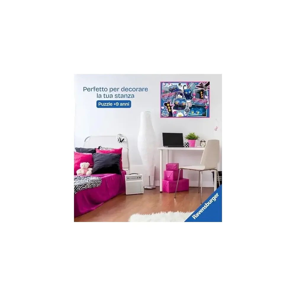 Puzzle 300 Pezzi XXL K-Pop Demon Hunters 49x36 Cm Ravensburger