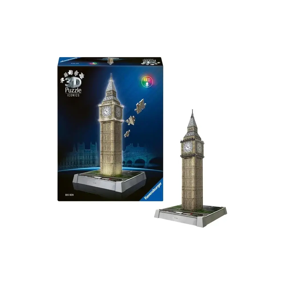 Puzzle 3D Big Ben 235 Pezzi con LED Ravensburger