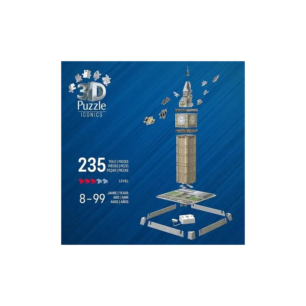 Puzzle 3D Big Ben 235 Pezzi con LED Ravensburger