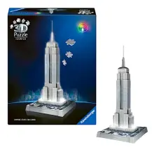 Puzzle 3D Empire State Building 241 Pezzi con LED Modello Ravensburger
