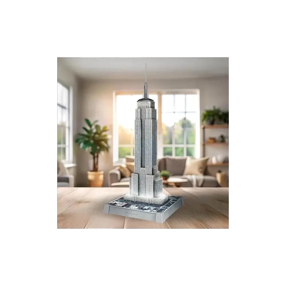 Puzzle 3D Empire State Building 241 Pezzi con LED Modello Ravensburger