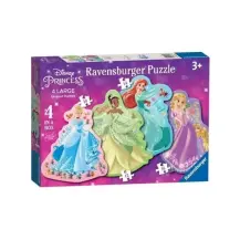 Princess Set 4 Puzzle 10/12/14/16 Pezzi Ravensburger