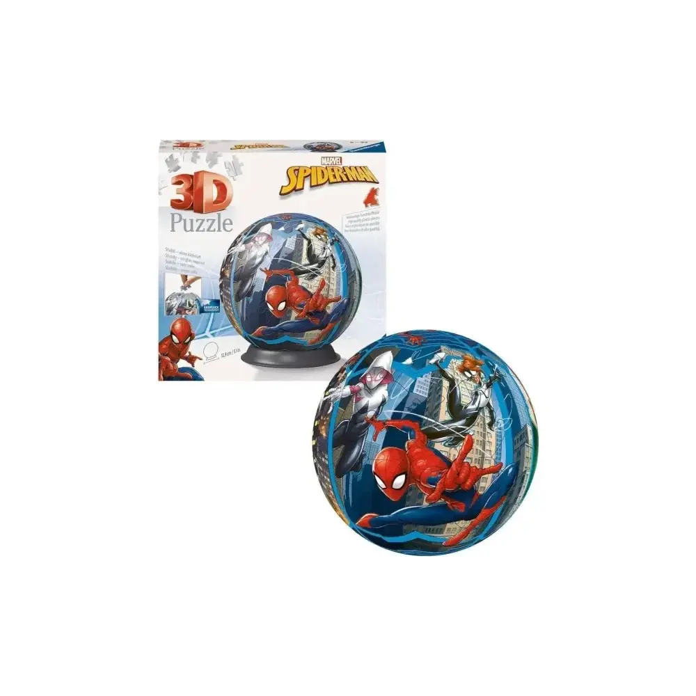 Puzzle 3D Ball Marvel Spider-Man 73 Pezzi Ravensburger