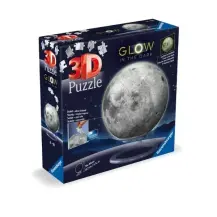 Puzzle 3D Luna 74 Pezzi Glow in The Dark Ravensburger