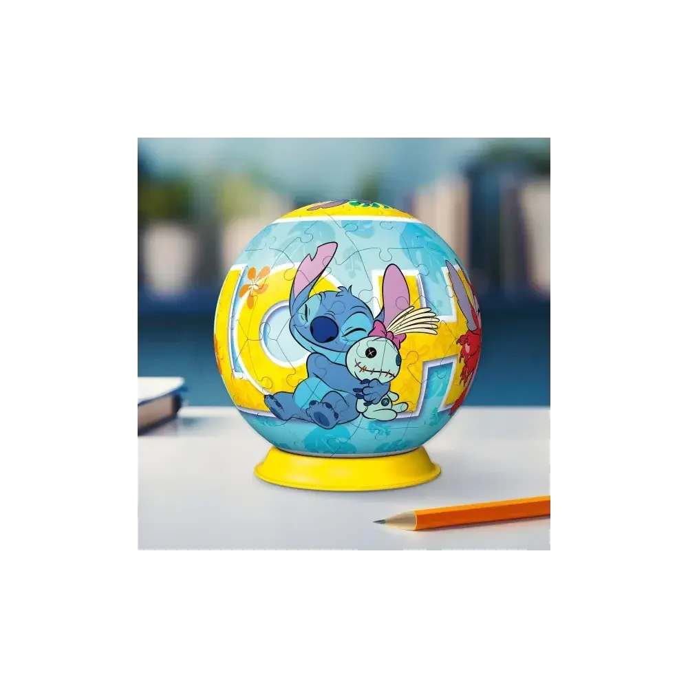 Puzzle 3D Sferico Disney Stitch 73 Pezzi Ravensburger