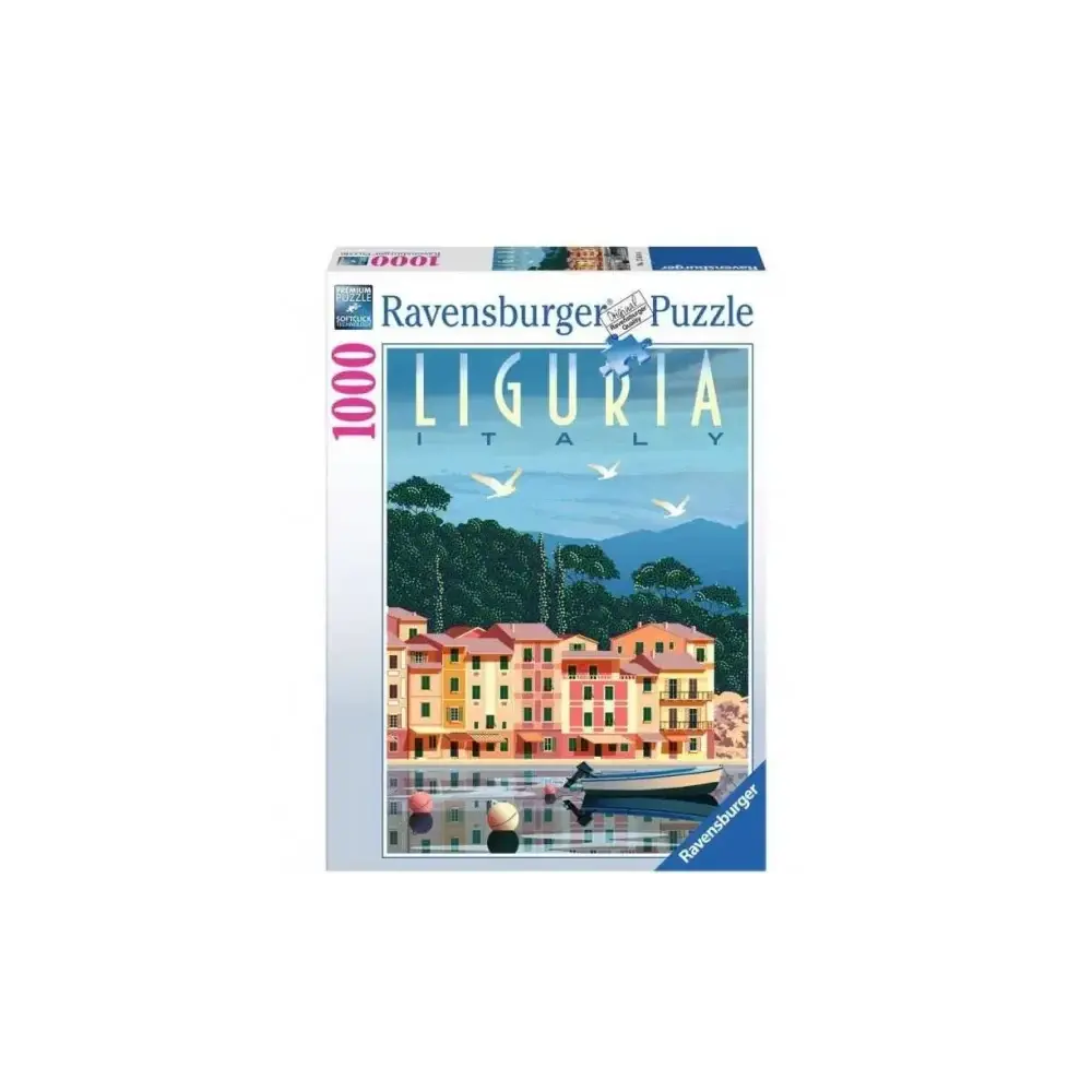 Puzzle 1000 Pezzi Cartolina Dalla Liguria Ravensburger