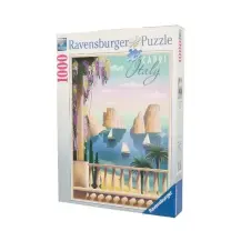 Puzzle 1000 Pezzi Cartolina da Capri Ravensburger