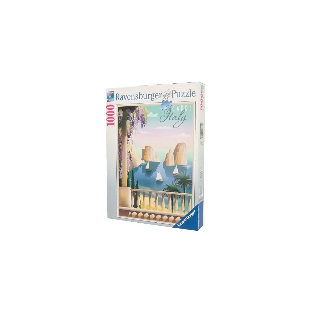 Puzzle 1000 Pezzi Cartolina da Capri Ravensburger