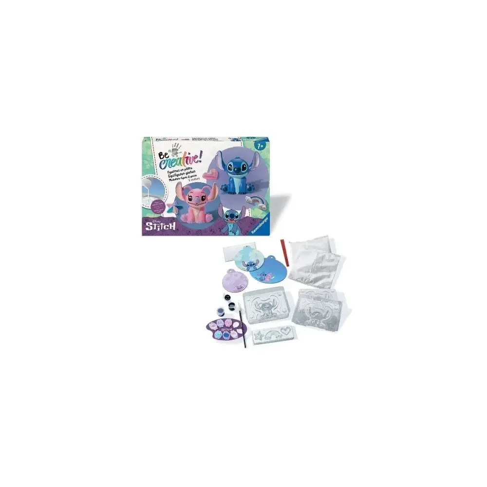 Be Creative Stitch Figure di Gesso Ravensburger