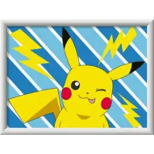 CreArt Serie D Pokémon Pikachu Kit Dipingere con i Numeri Ravensburger