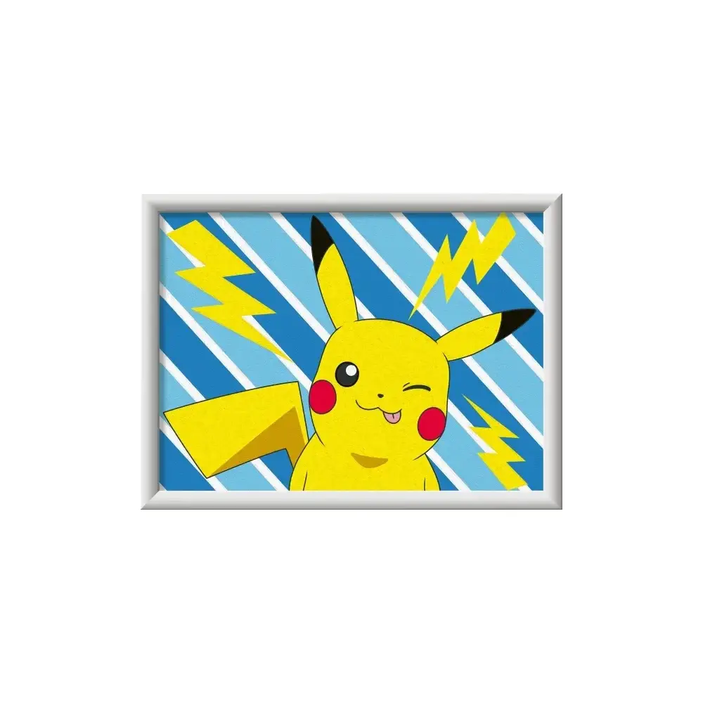 CreArt Serie D Pokémon Pikachu Kit Dipingere con i Numeri Ravensburger