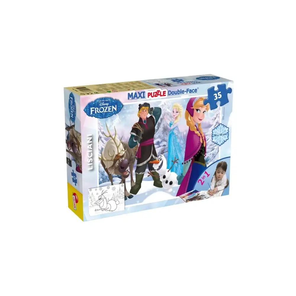 Disney Puzzle Df Maxi Floor 35 Frozen Playing On The Ice Lisciani