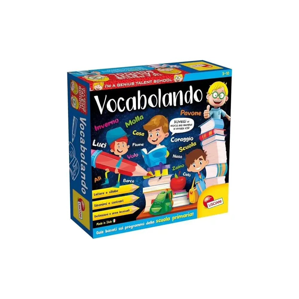 Vocabolando Piccolo Genio Giochi Educativi Gioco di Percorso Lisciani
