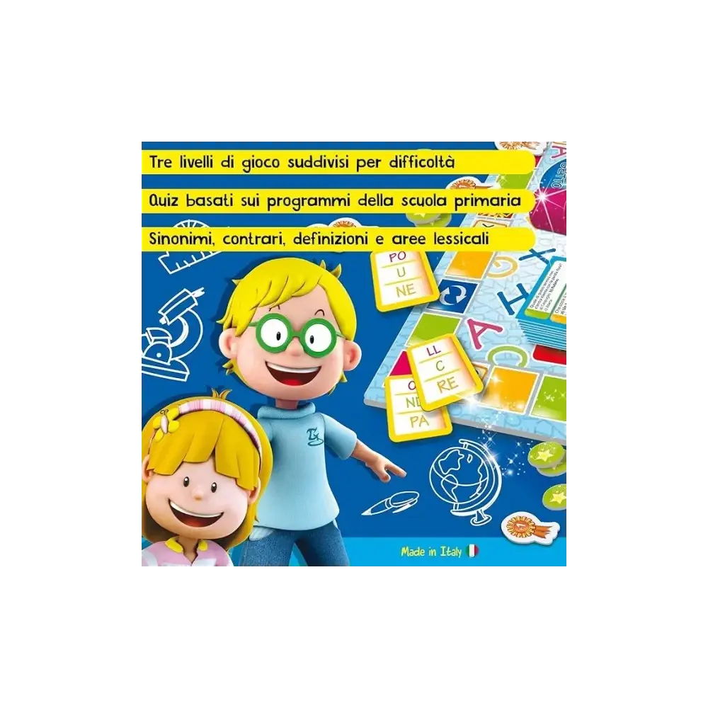 Vocabolando Piccolo Genio Giochi Educativi Gioco di Percorso Lisciani