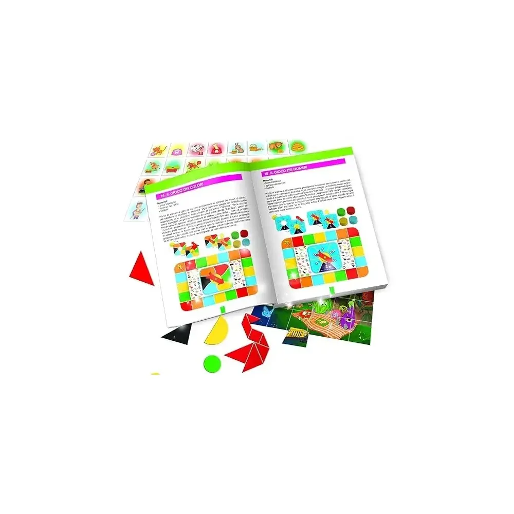 Carotina Tavolino Molto Attivo 30 Giochi Didattici Tavolino Lisciani