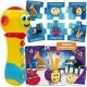 Carotina Baby Microfono Valentino Canterino 3 in 1 Effetti Lisciani