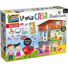 Montessori la Mia Casa Gioco Montessori 3D Casa da Montare Lisciani