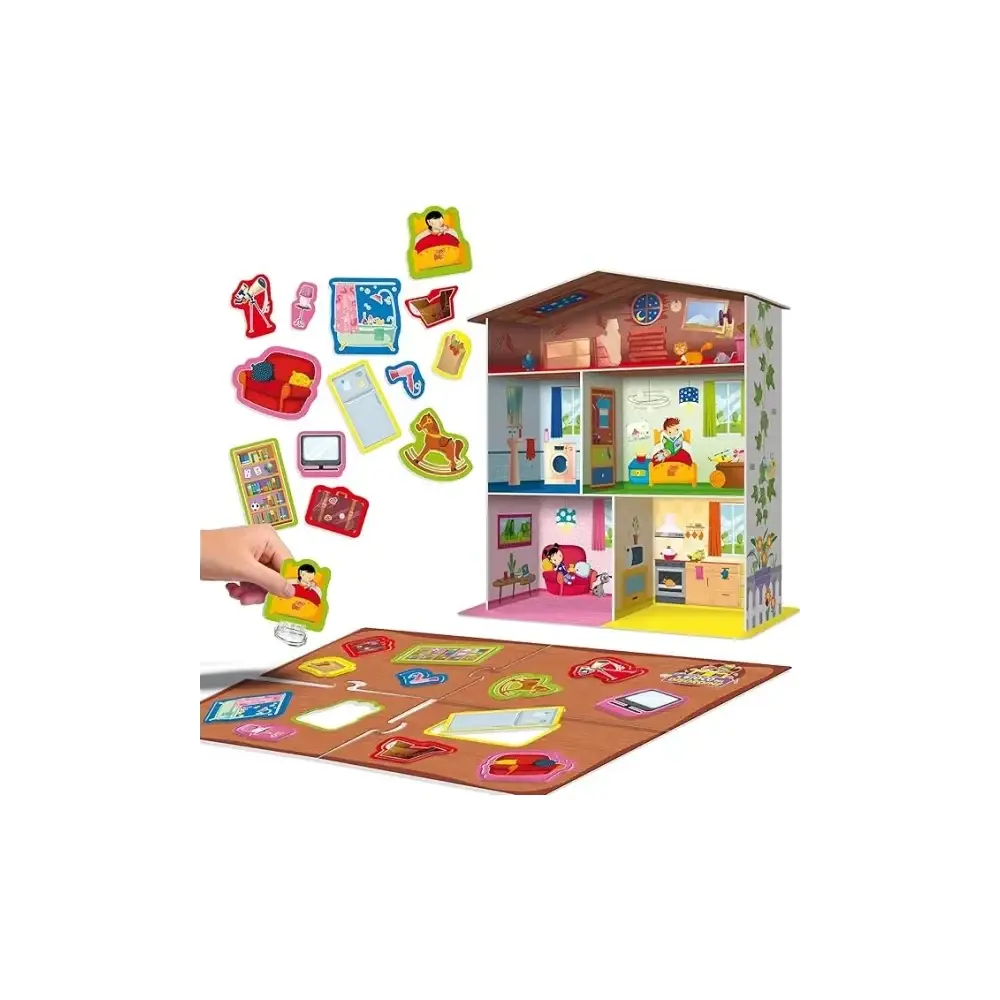 Montessori la Mia Casa Gioco Montessori 3D Casa da Montare Lisciani