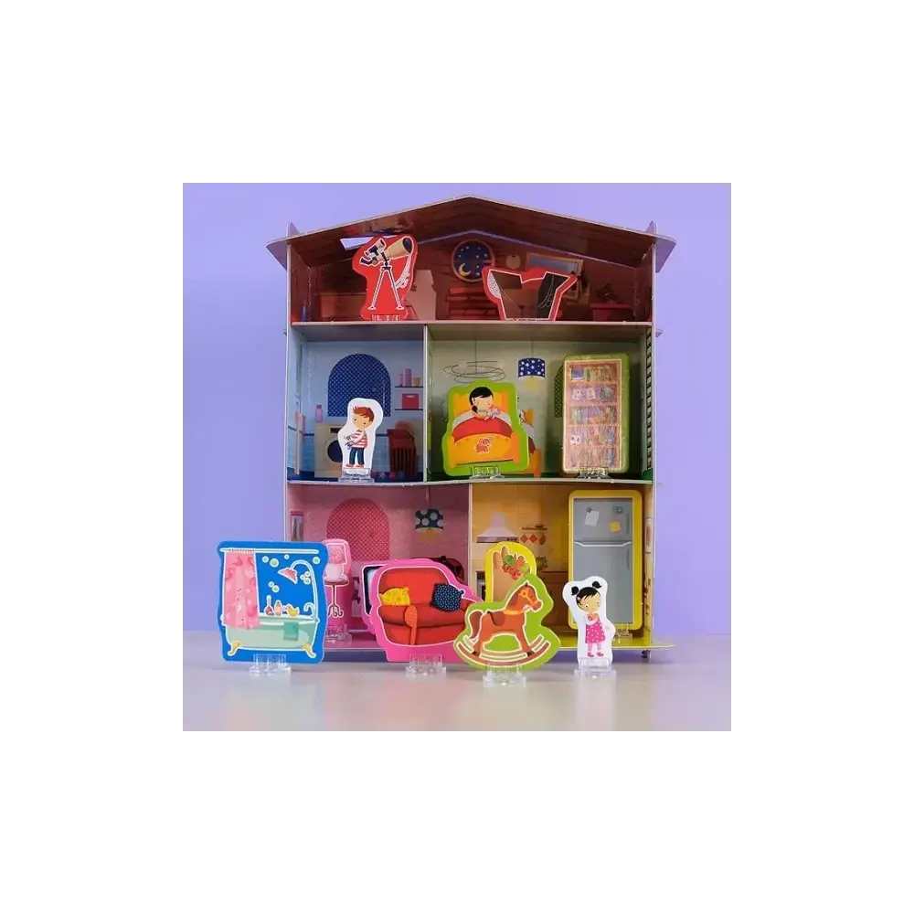 Montessori la Mia Casa Gioco Montessori 3D Casa da Montare Lisciani