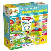 Carotina Baby Gioco10 Giochi Educativi Puzzle Torre Memo Lisciani