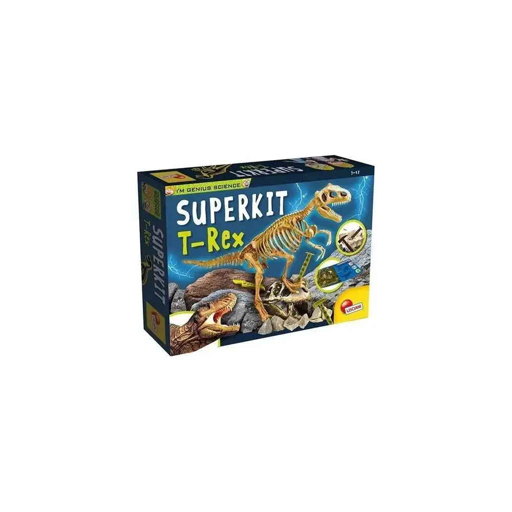 I’m a Genius Super Kit T-rex Scava il Blocco Costruisci lo Lisciani