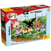 Bing Osserviamo la Natura Maxi Puzzle 24 Pezzi Puzzle 70 X 50 Lisciani