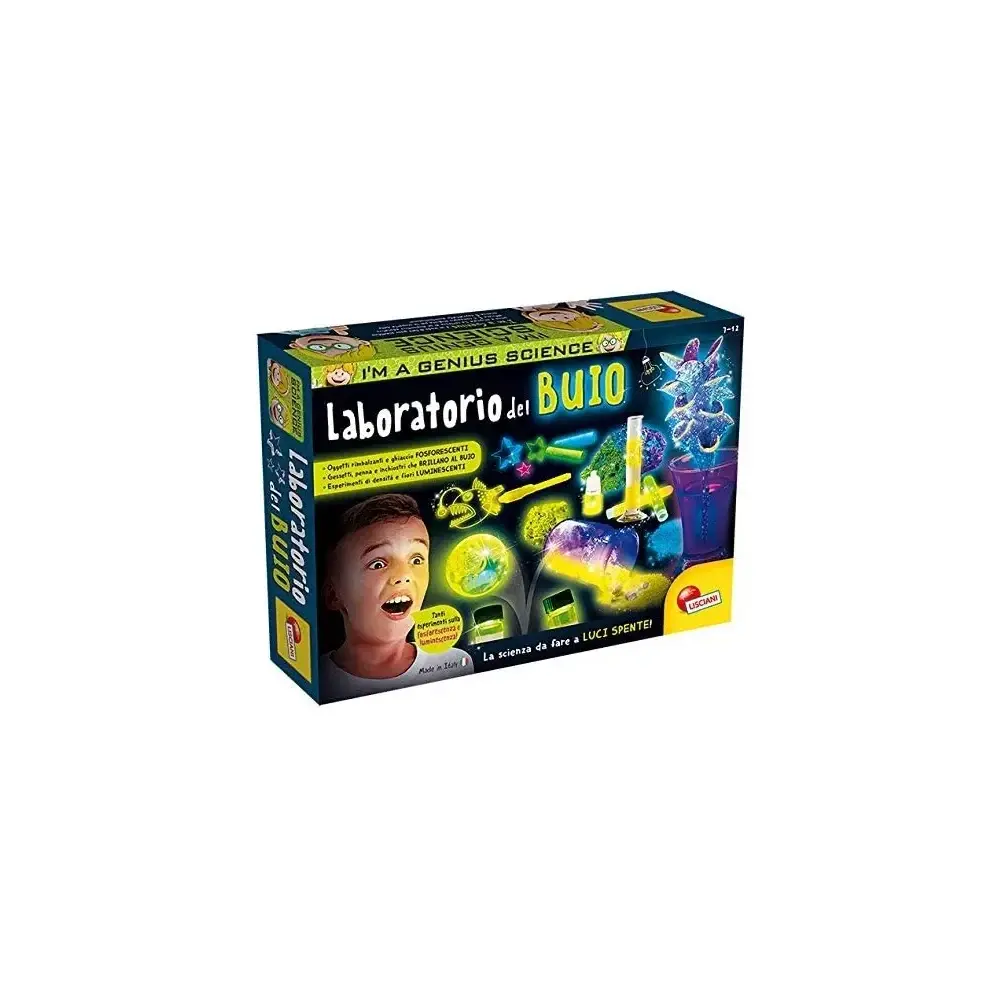 I'm a Genius Laboratorio del Buio Esperimenti Glow in The Lisciani