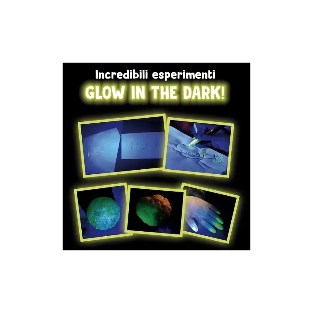 I'm a Genius Laboratorio del Buio Esperimenti Glow in The Lisciani