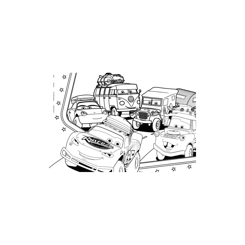 Disney Puzzle Maxi Floor 24 Pezzi Cars Double Face Lisciani