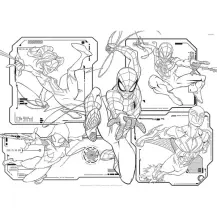 Marvel Puzzle Maxi Floor 108 Pezzi Spiderman Puzzle Double Lisciani